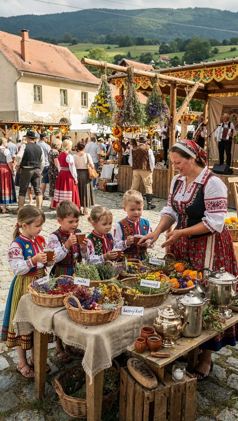 Aromatické zmesi čajov v sklenených nádobách