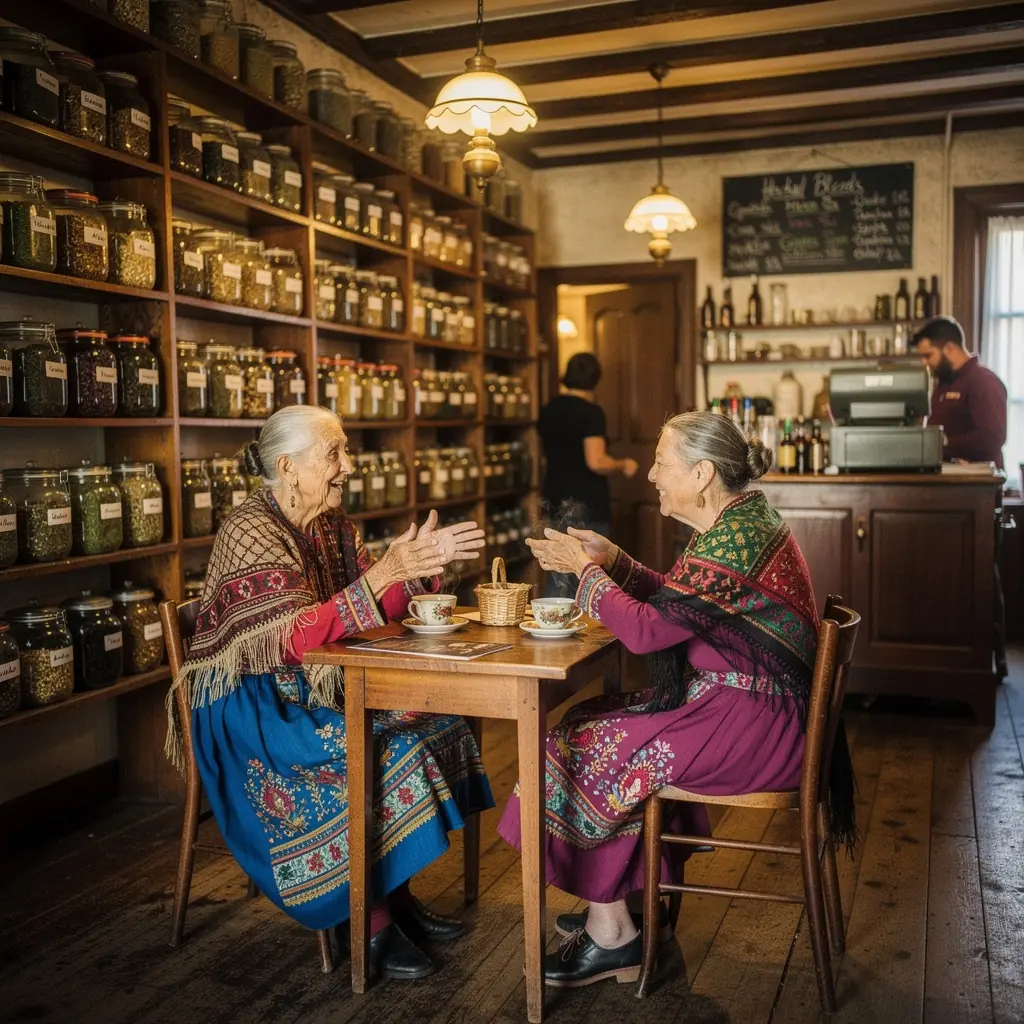 Tepelne spracované čajové lístky s jemnými tónmi prírody
