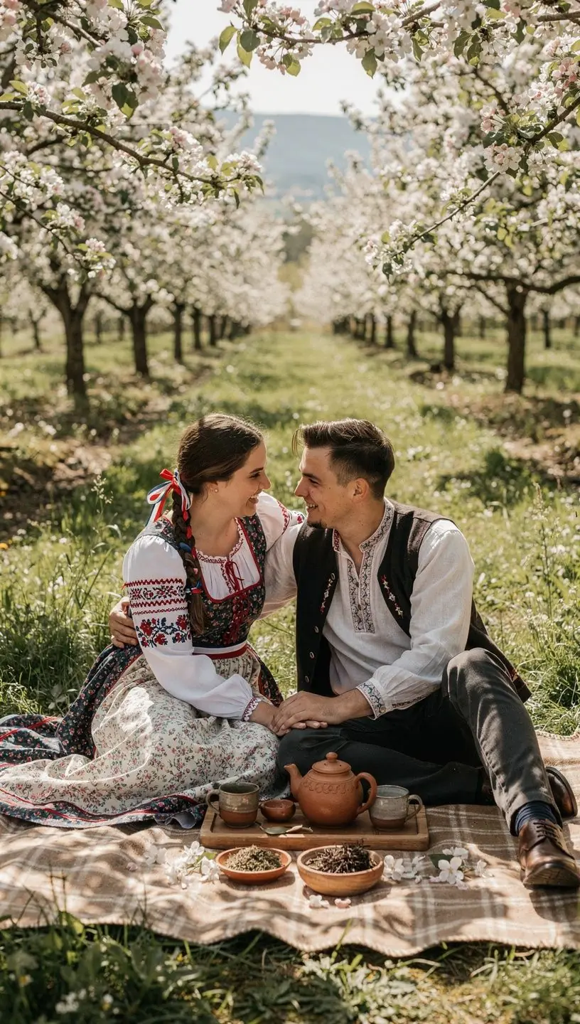 Šálka voňavého bylinkového čaju na drevenom stole